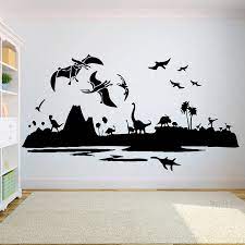 With our help, you can transform a boy's room into a large castle besieged by a fearsome dragon, the deck of a salty pirate ship, or even. Kids Wall Decor Dinosaur Boys Wall Decals Baby Stickers Nursery Cartoon Art Bedroom Kids Girls Boys Teenager Room Decor C263 Wall Stickers Aliexpress