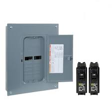 This load center is built with a shielded, copper bus bar that is plated for reliability. Square D Homeline 125 Amp 12 Spaces 24 Circuit Convertible Main Lug Plug On Neutral Load Center Value Pack In The Breaker Boxes Department At Lowes Com