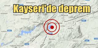 Kayseri'nin kocasinan ilçesinde 4,1 büyüklüğünde deprem meydana geldi. Kayseri Sarioglan Da Deprem 4 1