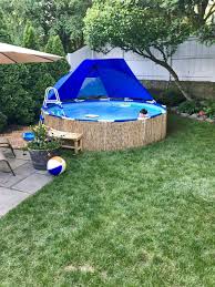 Intex Pool 12x30 12x30 Intex Pool Above Ground Swimming Pools Above Ground Pool Landscaping Diy Pool