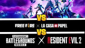 Garena free fire vs fortnite battle royale. Fortnite Vs Free Fire Vs Pubg Colaboraciones Youtube