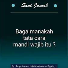 Neuron berfungsi untuk menerima, meneruskan, dan memproses stimulus; Tata Cara Mandi Tanya Jawab Ustadz Muhammad Ayyub Lc Facebook