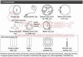 Defi Link Meter Advance Bf Boost Gauge 120kpa White Face 60mm Df10001 Ebay
