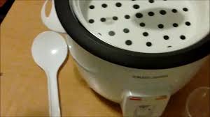 Black And Decker 6 Cup Rice Cooker And Steamer Instructions How To Make Rice Using The Black And Decker Rice Cooker Youtube
