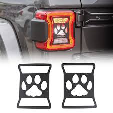 Rear Tail Light Covers For 2018 Jeep Wrangler Jl Sport Truckoffroad