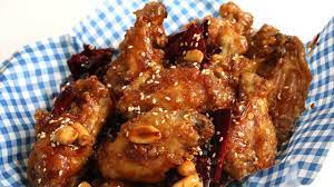 Crispy Crunchy Korean Fried Chicken Dakgangjeong Recipe Maangchi Com