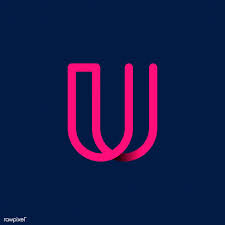 Retro Pink Letter U Vector Free Image By Rawpixel Com Wan Lettering Monogram Logo Design Shadow Letter