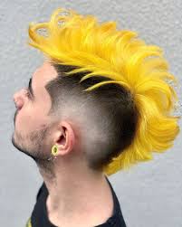 Black And Yellow Hair Men Pin On Aer And Hair Color Men