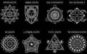 Art Schools Of Magic Symbols Dnd Magic Symbols Magic Tattoo Magic Circle