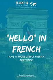 11 Useful French Greetings French Greetings Hello In French French For Beginners