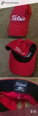 Look Red Titleist Golf Hat Fitted Medium Large Golf Hats Hats Clothes Design
