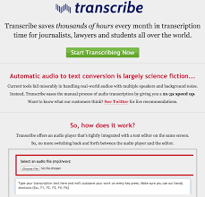 How to transcribe audio with automatic transcription. The Best New Ways To Transcribe An Overview Of 28 Tools For Efficiently By Jeremy Caplan Journalism Innovation Medium