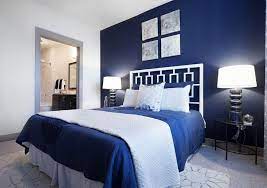 Coastal style blue and white bedroom with wainscoting. 132 Bedroom Ideas And Designs Photo Gallery Stylish And Unique Pictures White Bedroom Decor Blue Bedroom Decor Blue Master Bedroom