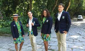 Cob apresenta uniformes do brasil para os jogos olímpicos de tóquio também foram desenvolvidas máscaras fiber knit, com filtro e tecido reforçado, criadas para o time brasil nas cores verde, azul e branco Cob Apresenta Uniformes Da Abertura E Encerramento Da Rio 2016 Agencia Brasil
