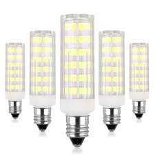 Candelabra Led Bulbs Eeekit 5 Pack Mini E11 Candelabra Base Led Bulb 50 65w Equivalent Decorative Lighting For Ceiling Reading Table Lamp Crystal Lamp Light Bulb Walmart Com Walmart Com