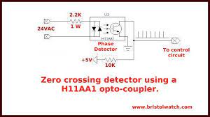 Normally zero crossing detectors are designed using either comparators or operational amplifiers. Zero Crossing Detectors Circuits And Applications