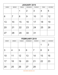 Get free 2021 monthly calendar template word, pdf, excel formats. Download Printable Calendar 2019 On 6 Pages 2 Months Per Page Portrait Format Ve Calendar 2019 Printable Printable Calendar Pages Monthly Calendar Printable