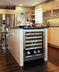 Wine Cooler In The Kitchen Island Kitchen Wine Fridge Built In Wine Cooler Black Kitchen Table