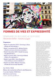 Formes De Vie Et Expressivite 2019 2020 Thalim Umr Cnrs