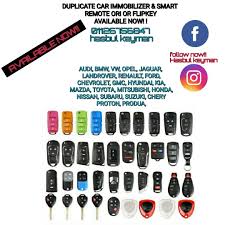 Sbab alarm paling murah pon dalam 150. Duplicate Kunci Kereta Cars Vehicle Rentals On Carousell