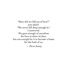 The frustration, distance, emptiness, anger and hurt build over the months and years. How Did We Fall Out Of Love Steemit