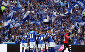 Football scene at night match with with cheering fans at the stadium. Millonarios Es Quinto Entre Los 10 Mas Taquilleros De Suramerica