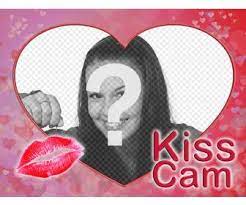 You think you can be on the kiss cam twice? Laden Sie Ihr Foto Einen Kuss Jemand Auf Diese Ursprungliche Wirkung Von Photoeffekte