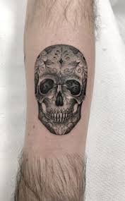 These sugar skull tattoos have beautifully captured a very symbolic meaning to couples who are preparing a married life. Skull Tattoos Their Different Meanings Plus Ideas Photos
