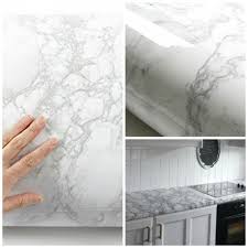 Vinyl Wrap Sticker Decal Sheet Film Marble Effect Self Adhesive Counter Top New Roserosa Marble Sticker Vinyl Wrap Kitchen Marble Bathroom Counter
