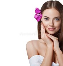 Woman with Beautiful Flower