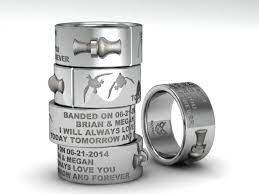 Duckbandbrand S Custom Wedding Band With 3d Duck Call Have The Ring You Want Not What A Duck Band Wedding Ring Hunting Wedding Bands Southern Wedding Rings
