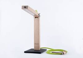 This is a sound sensitive minimalist wood led wall decor. Handmade T2 Led Lamp Combines Natural Materials With Minimalist Modern Design