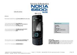 NOKIA 6600I SLIDE [RM-570] SCHEMATICS ...