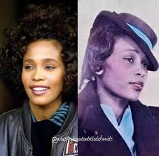 Whitney Houston and a Photo of her Great Grandmother Susan Bell Drinkard  😲❤️🎵