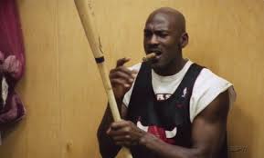 Maybe you would like to learn more about one of these? Michael Jordan Talking Trash With A Baseball Bat And Cigar Was So Good