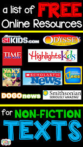Free Nonfiction Reading Websites For Kids One Stop Teacher Shop Reading Websites For Kids Nonfiction Texts One Stop Teacher Shop