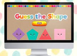 Guess The Shape For Zoom Class Guessing Games For Kids Shape Games Powerpoint Games