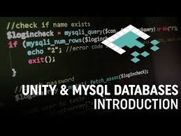 Youtube Unity Unity Tutorials Mysql
