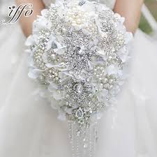 Wedding bouquets with white hydrangea. White Hydrangea Drop Brooch Bouquet Silver Wedding Bridal Bouquets Crystal Teardrop Style Bride S Bouquet Pearl Tassels Decor Tassel Bracelet Tassel Yarntassel Top Aliexpress