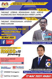 Mengatur penghantaran pesakit ke hospital yang. Kpdnhep Terengganu On Twitter Tajuk Program Taklimat Literasi Kewangan Oleh Agensi Kaunseling Dan Pengurusan Kredit Akpk Taklimat Penggunaan Aplikasi Price Catcher Serta Kuiz Secara Dalam Talian Online Melalui Fb Live Https T Co Xxjj90z6fy