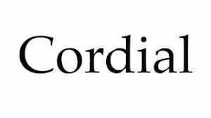 Look up tutorials on youtube on how to pronounce 'cordial'. How To Pronounce Cordial Youtube
