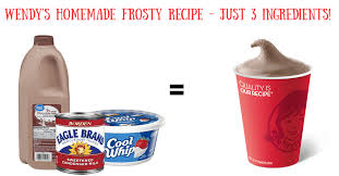wendy s frosty recipe just 3