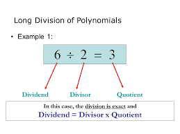 The dividend is known as a numerator, and the divisor is known as the denominator in fractions. In This Case The Division Is Exact And Dividend Divisor X Quotient Ppt Video Online Download