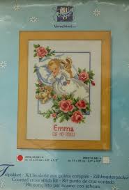 I have started but not very far into it yet. Vervaco Counted Cross Stitch Kit 2002 60 842 Picture New Baby Fashion N Fabrics