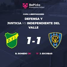Defensa y justicia vs independiente del valle | competition: Quoew7a8pgkldm