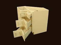 Corner Base Cabinets With Drawers Heritage White Rta Kitchen Cabinets Corner Drawer Base Cabinet Cdb3 Corner Base Cabinet Rta Kitchen Cabinets Corner Drawers