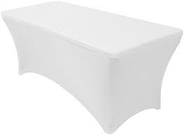 Amazon Com 4 Ft X 2 5 Ft Spandex Fitted Stretch Tablecloth Rectangular Table Cover Wedding Banquet Party By Table Covers Rectangular Table Party Table Cloth