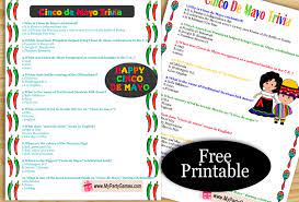 Leave a reply cancel reply. Free Printable Cinco De Mayo Trivia Quiz