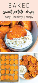 Baked Sweet Potato Chips Eating Bird Food Recipe Sweet Potato Chips Baked Sweet Potato Chips Healthy Snacks Recipes