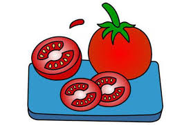 Wie Man Eine Tomate Mit Einem Bleistift Und Aquarell Im Schnitt Und Das Ganze
